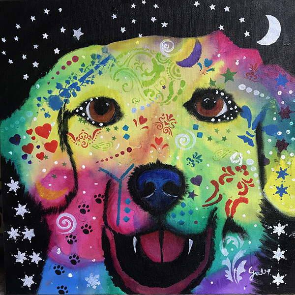 Meu amigo co - 40 x 40 - AST - 2019